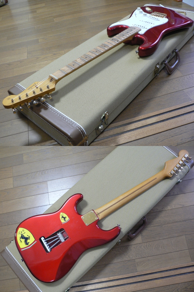 Fender JAPAN ST57 Stratocaster Custom Made CAR(Candy Apple Red